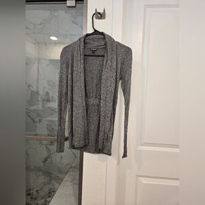 Gray cardigan